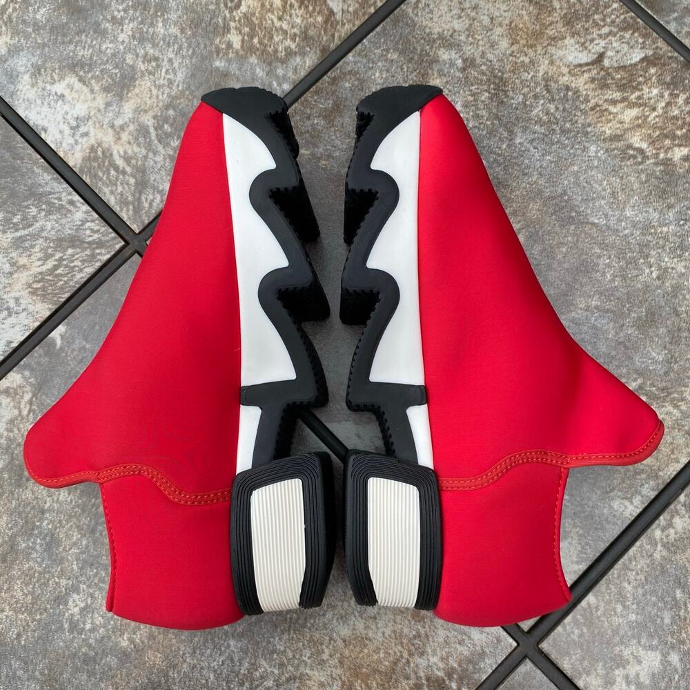 iRi WES I Neoprene Low Top Platform Sneaker Size EU 37 US 7 Red - Picture 9 of 14